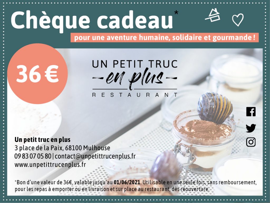 Image du bon cadeau Un petit truc en plus, cliquez ici pour acheter le bon en ligne